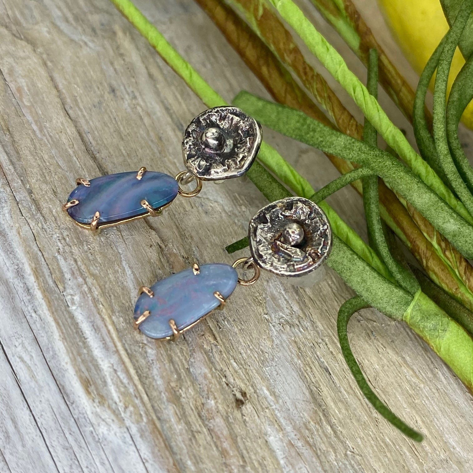 Opal Blossom Earrings - Mettle by Abby