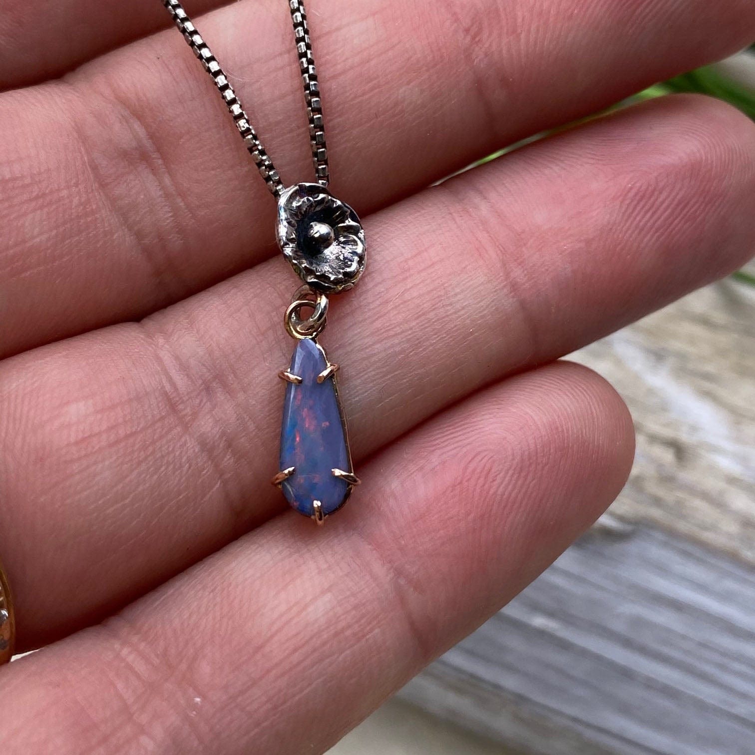 Opal Blossom Necklace - Mettle by Abby