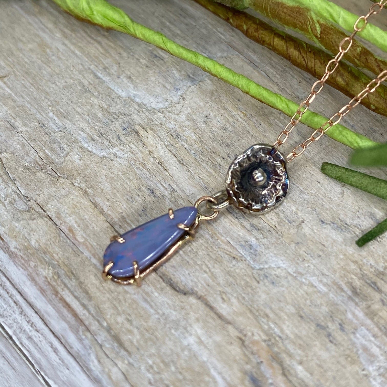 Opal Blossom Necklace - Mettle by Abby