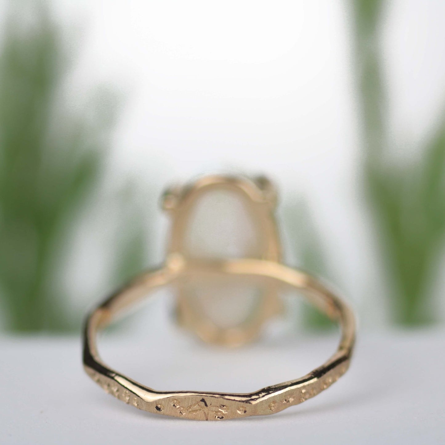 Opal Stardust Ring 14k Yellow Gold - Mettle by Abby