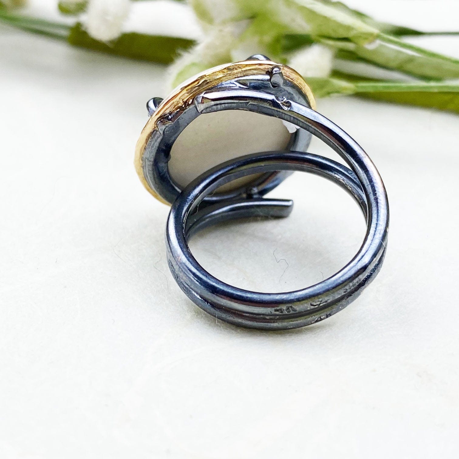 Peony Halo Ring - Mettle by Abby