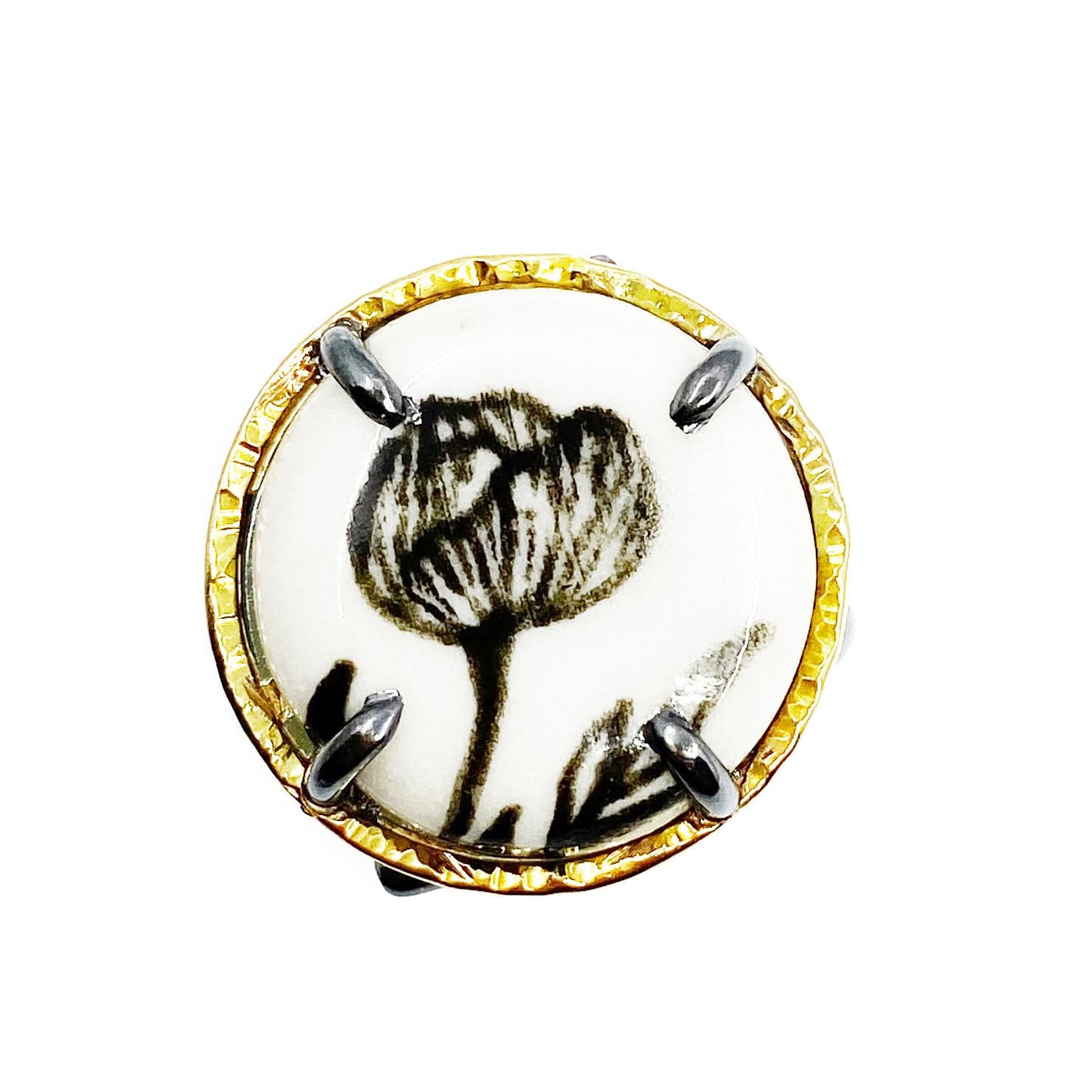 Peony Halo Ring - Mettle by Abby