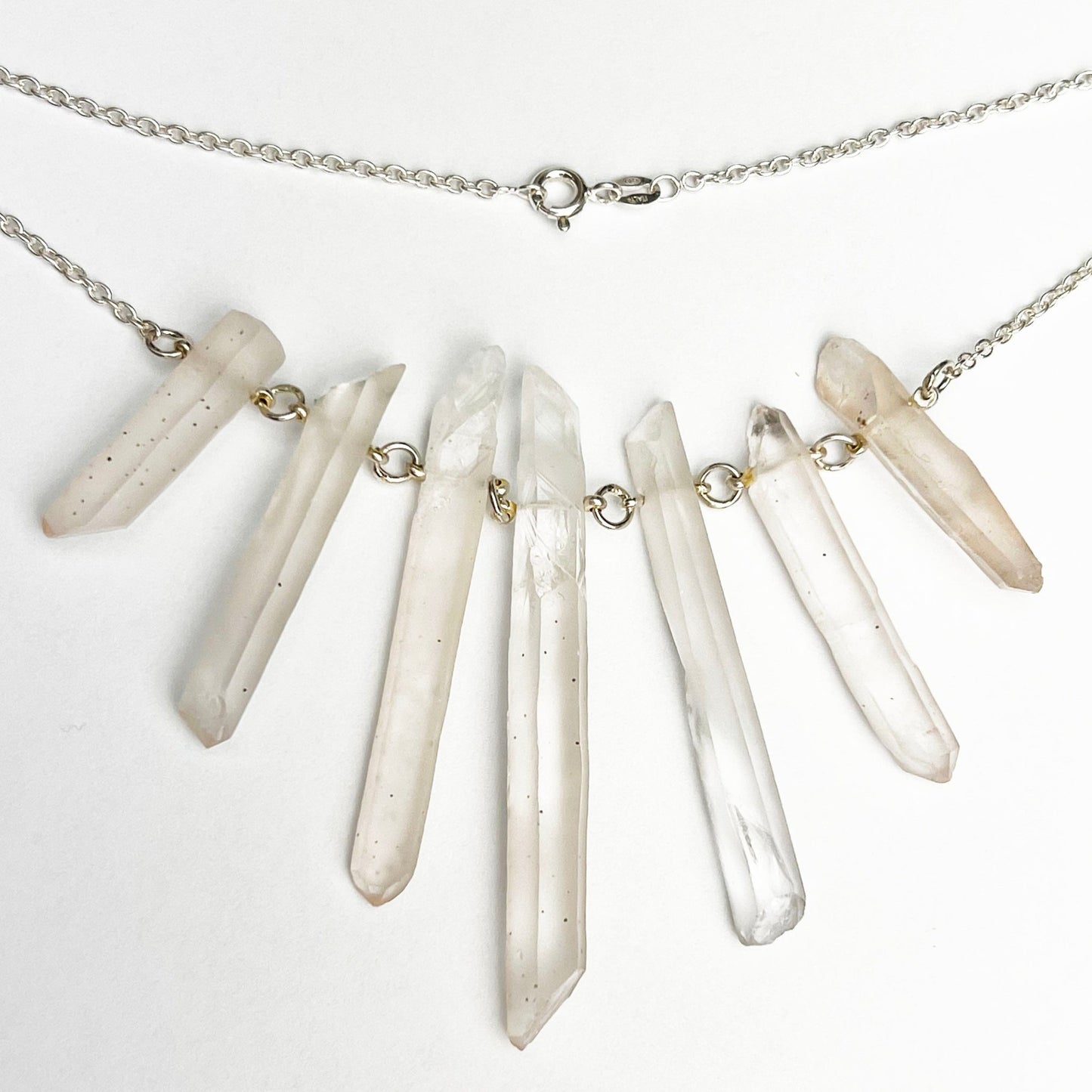 Quartz Crystal Statement Collar - Mettle by Abby