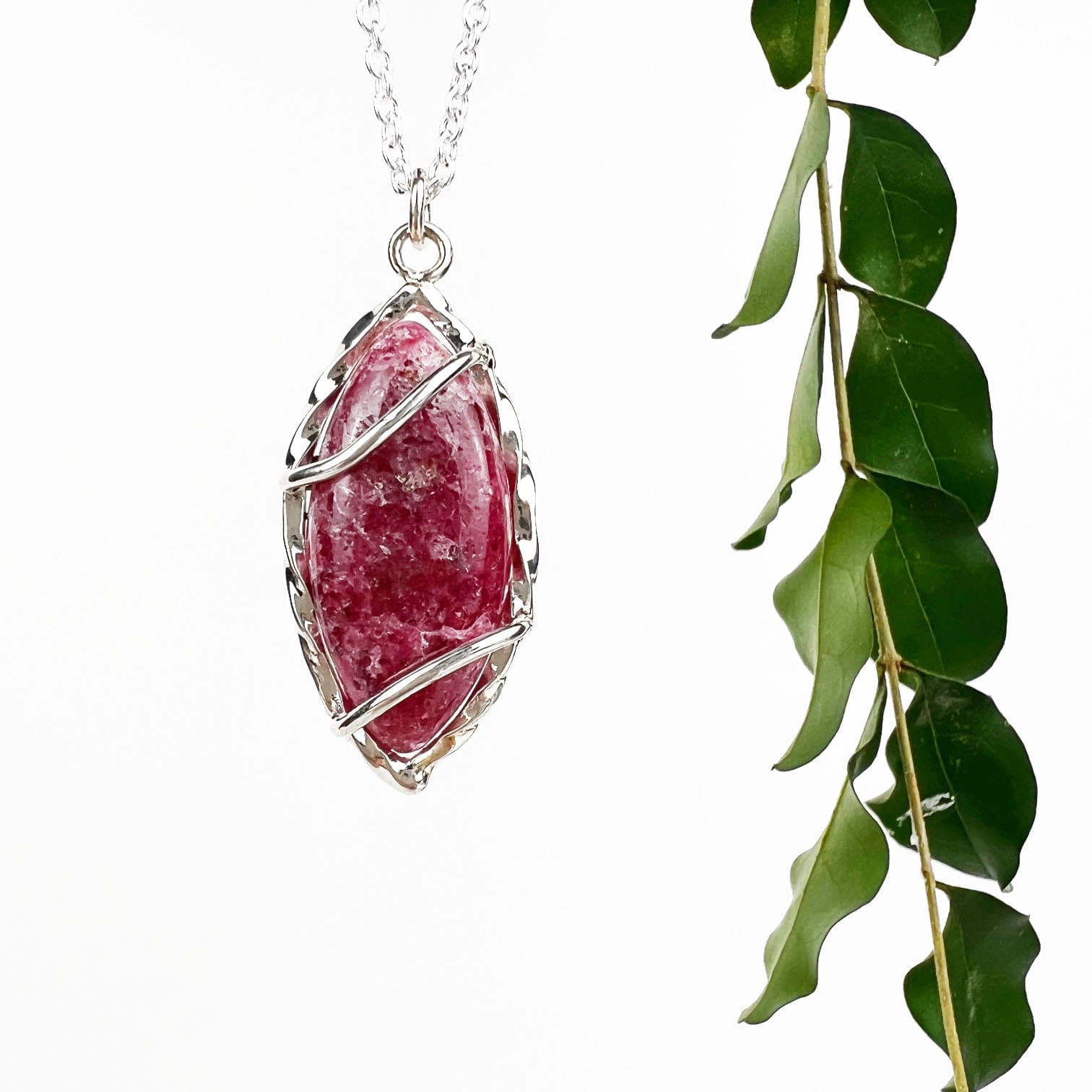Rhodonite Winds Necklace - Mettle by Abby