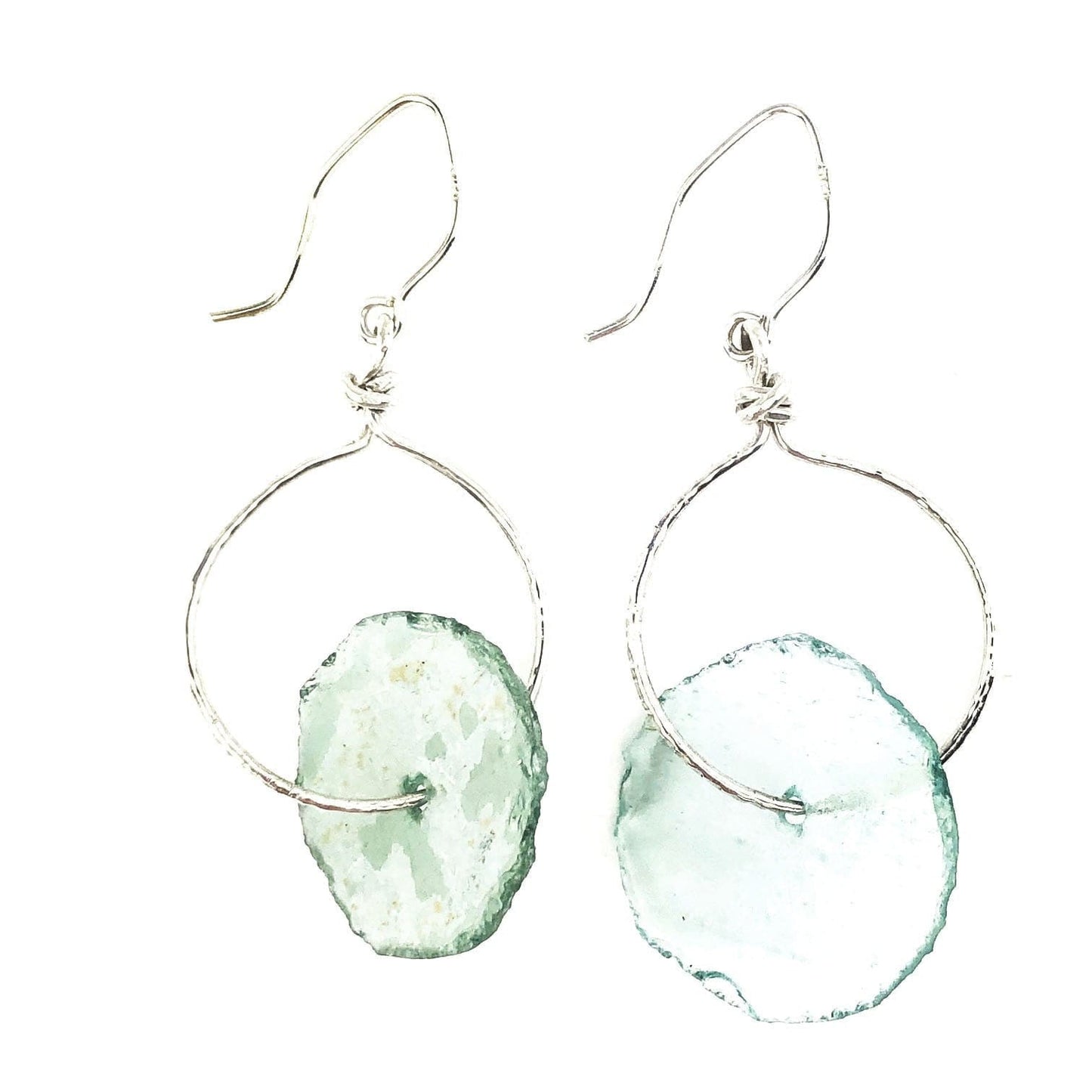 Roman Glass Lasso Hoops - Mettle by Abby