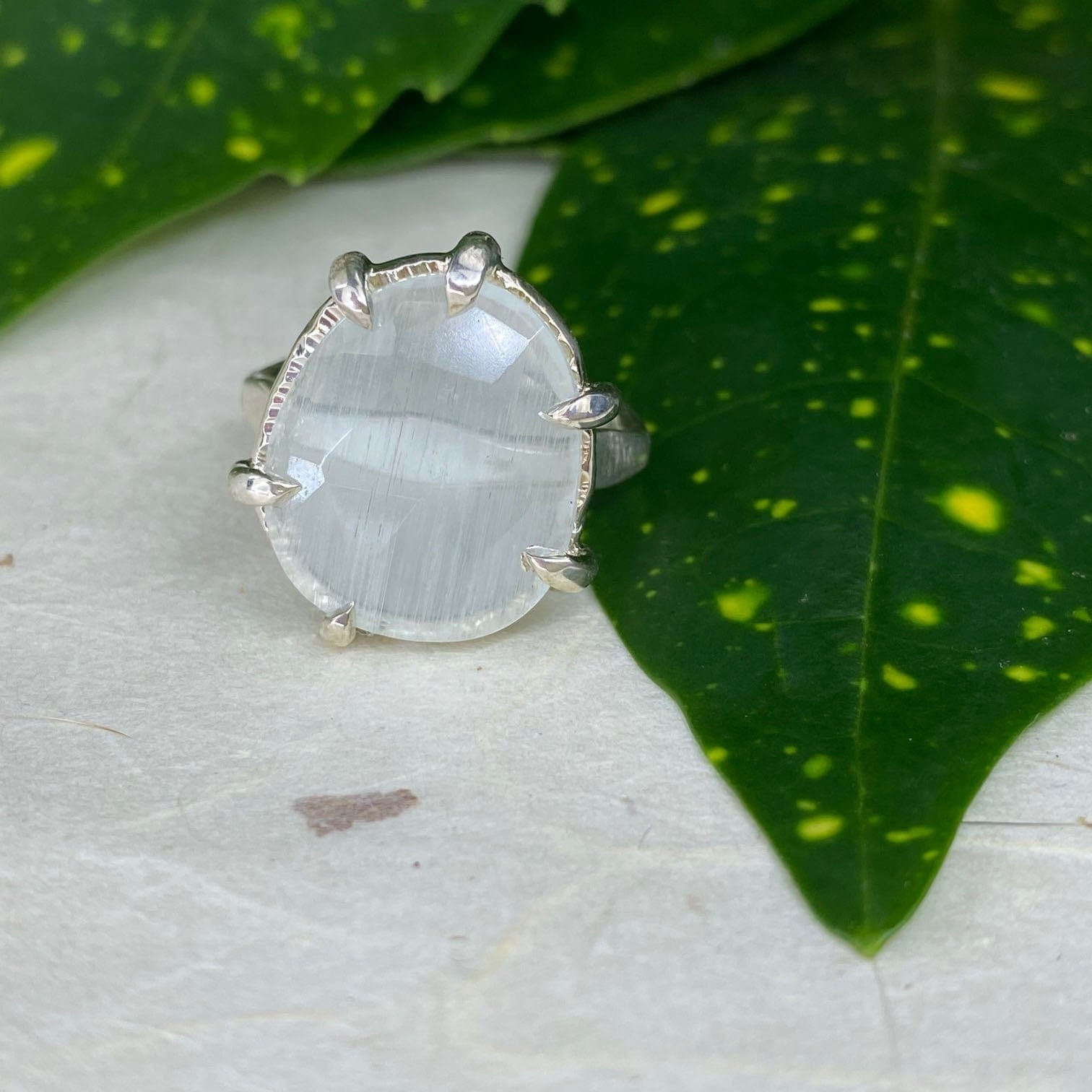 Rose Cut Aquamarine Ring - Mettle by Abby