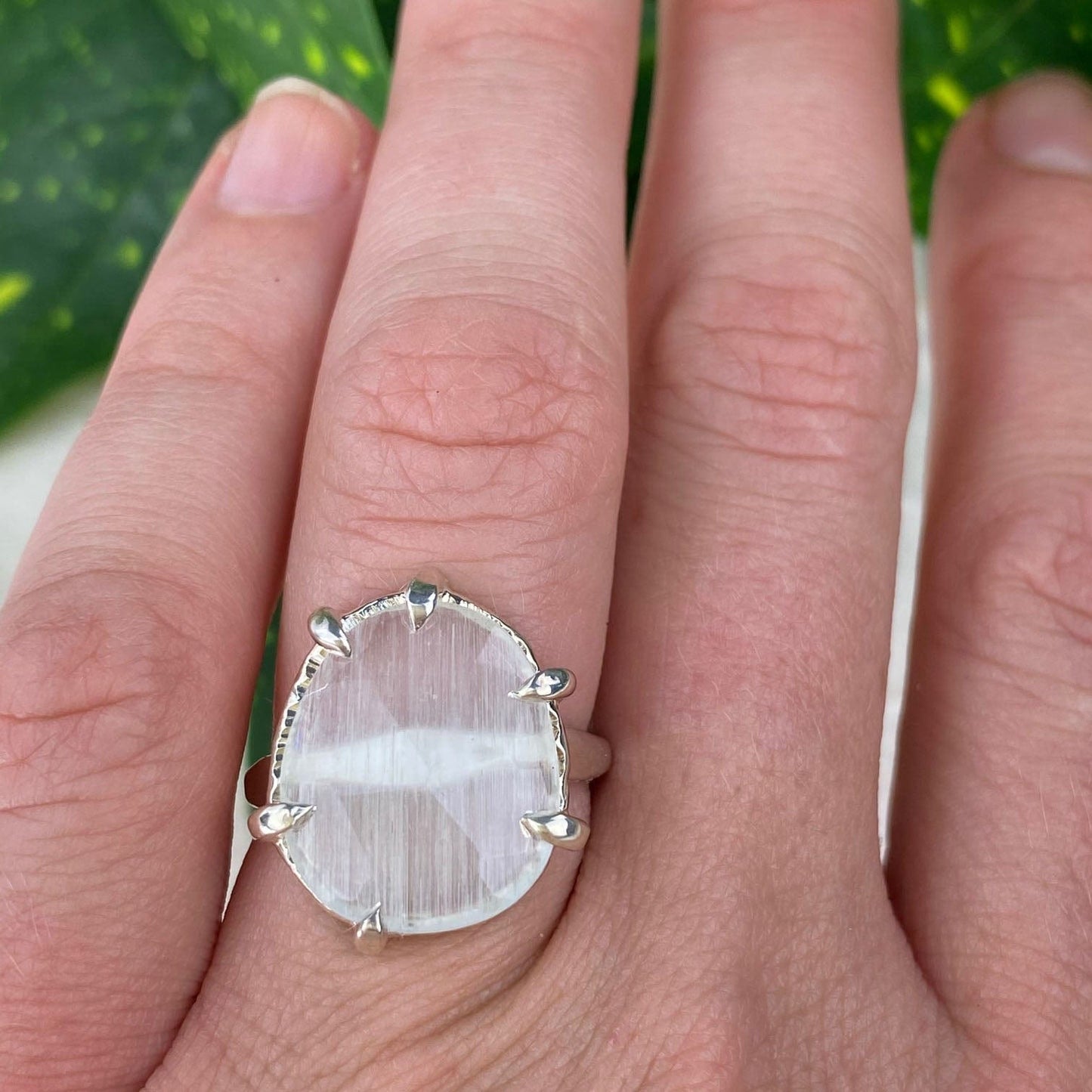 Rose Cut Aquamarine Ring - Mettle by Abby