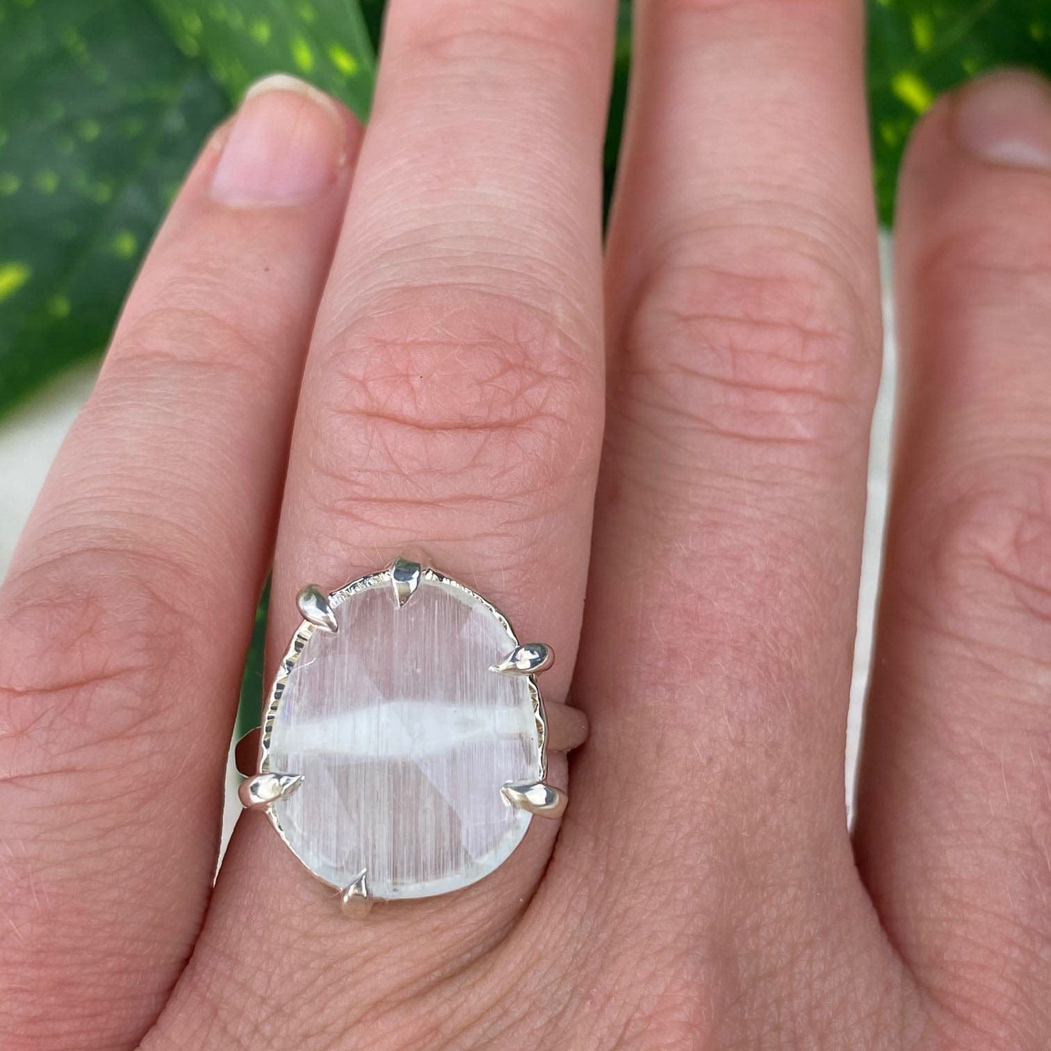 Rose Cut Aquamarine Ring - Mettle by Abby