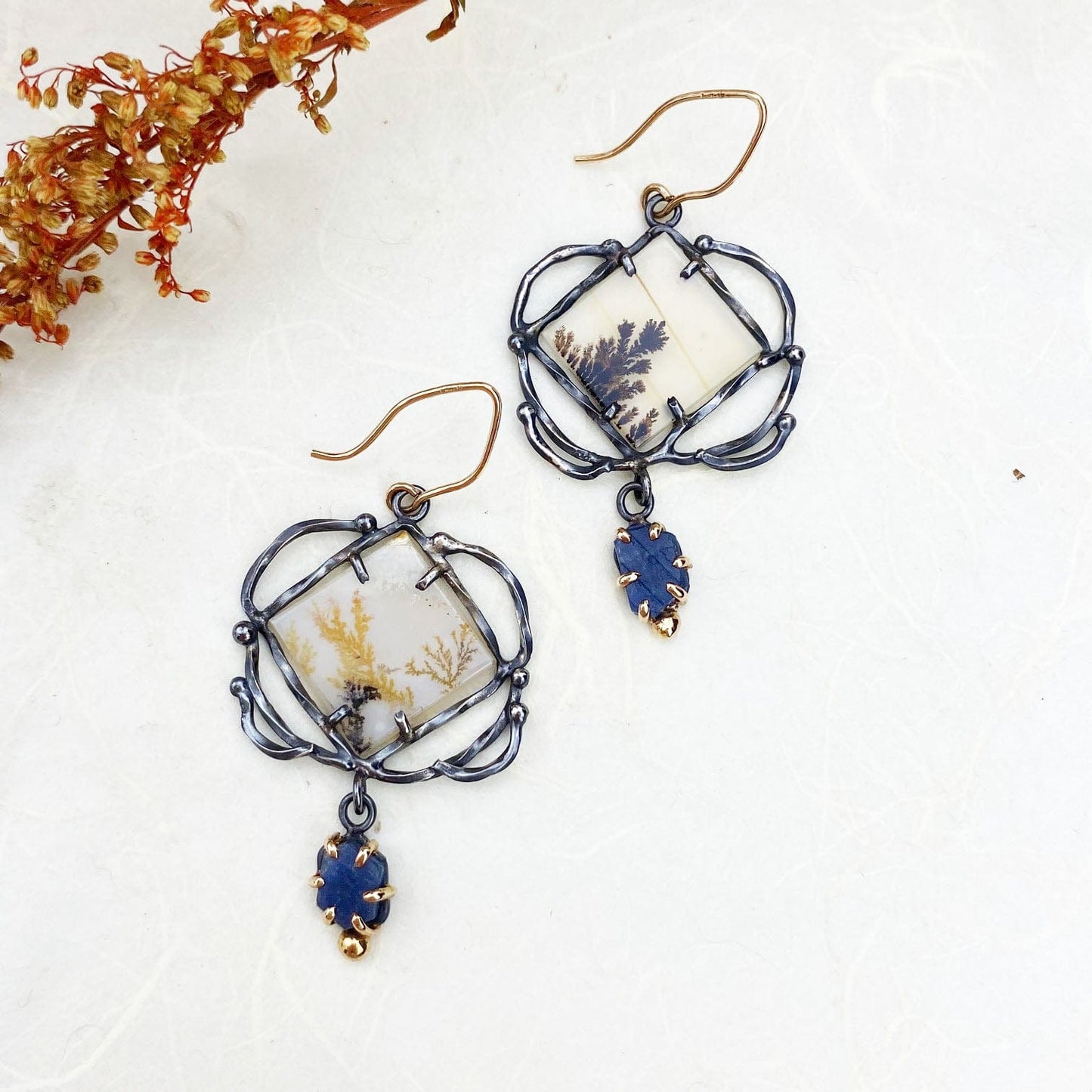 Sapphire Victory Earrings - Mettle by Abby