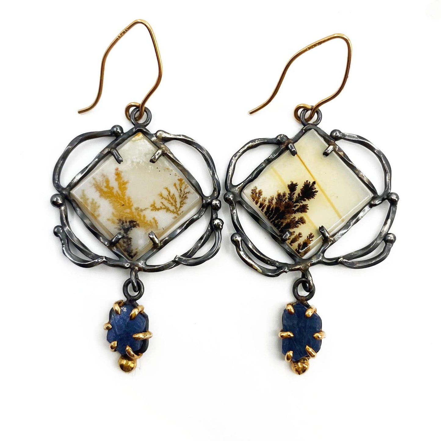 Sapphire Victory Earrings - Mettle by Abby