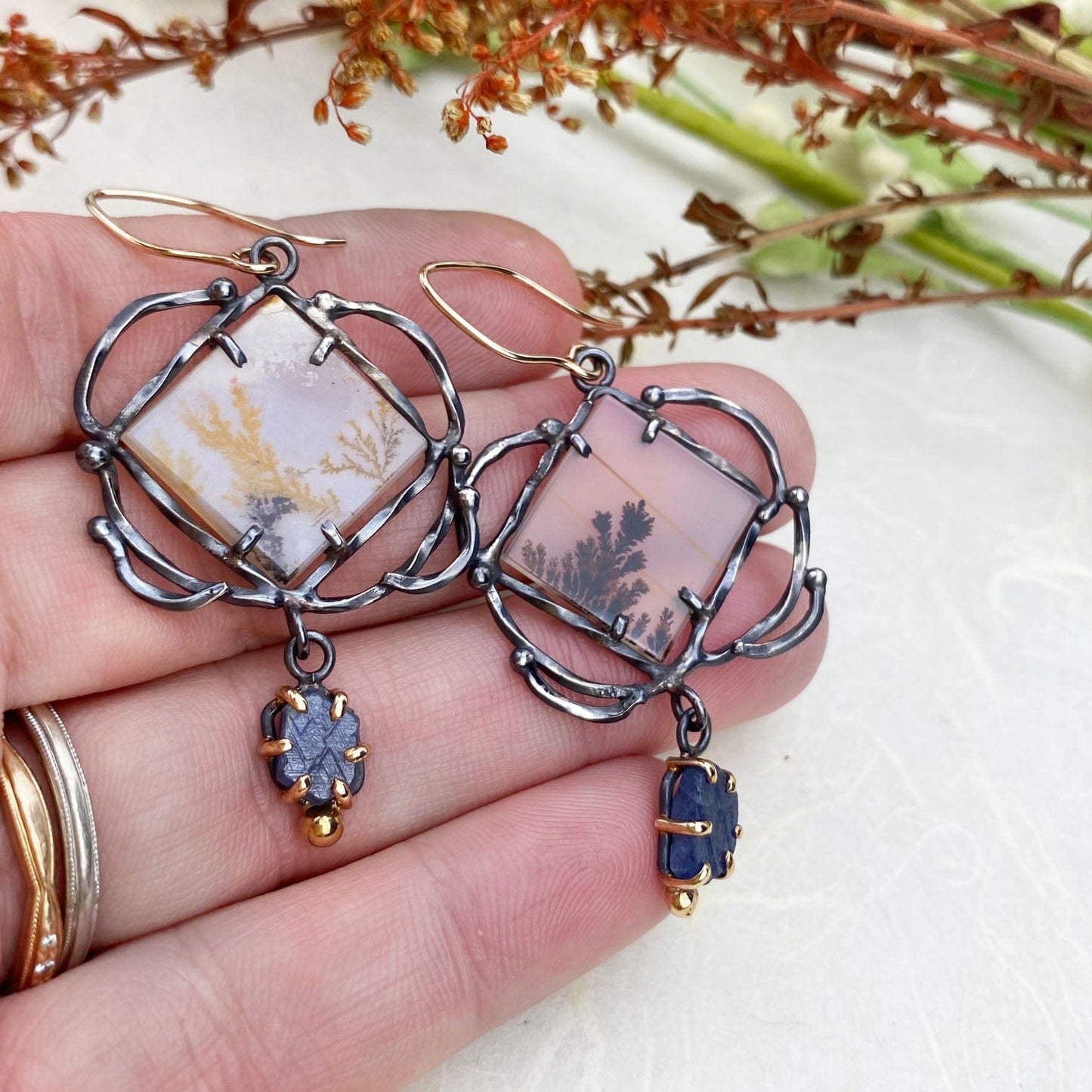 Sapphire Victory Earrings - Mettle by Abby