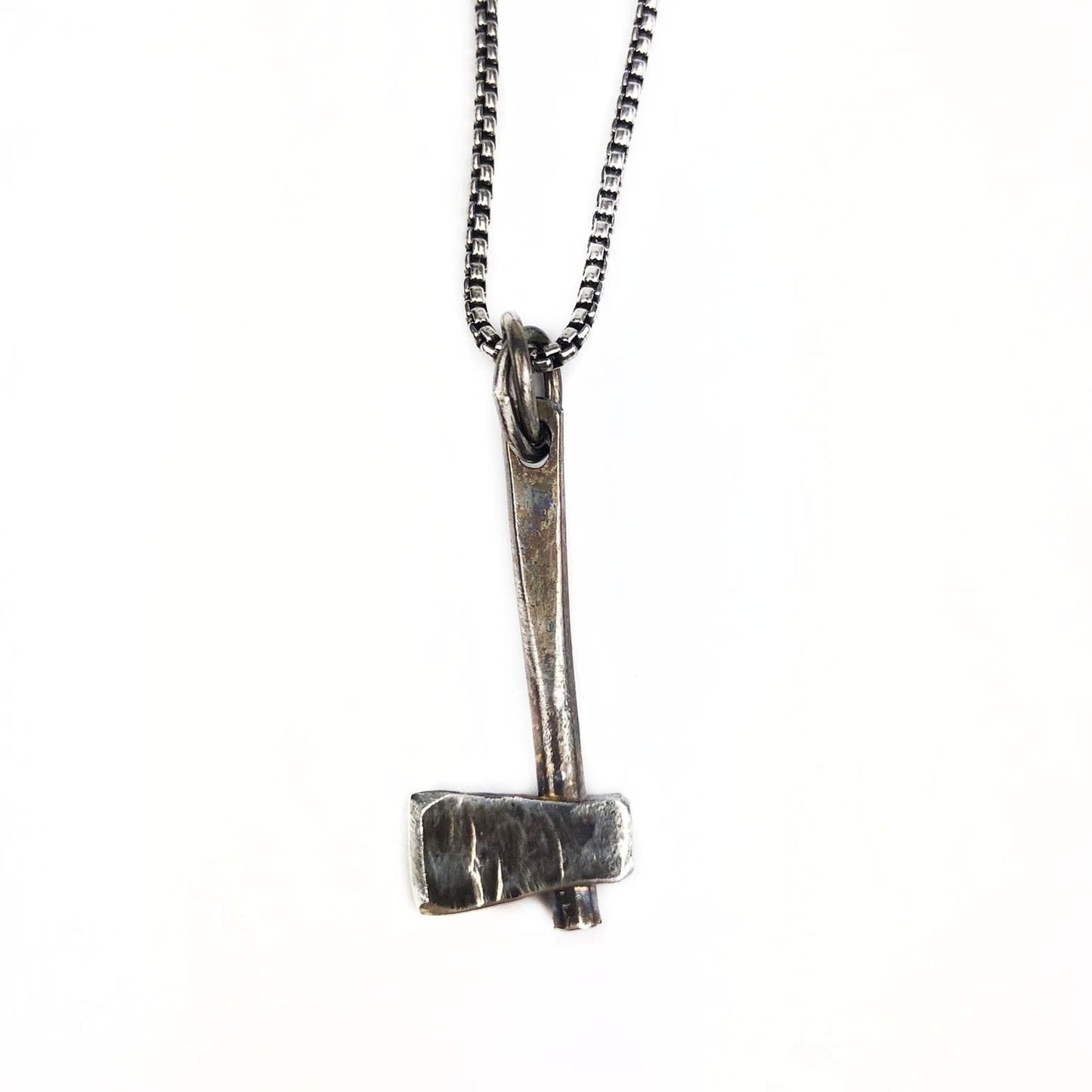 Silver Hatchet Necklace - Mettle by Abby