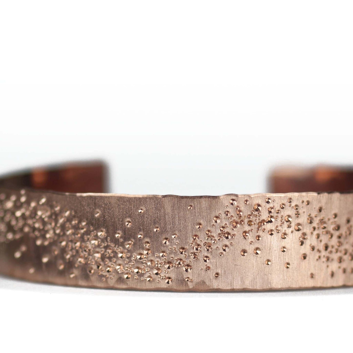 Stardust Cuff Bracelet 14k Rose Gold - Mettle by Abby