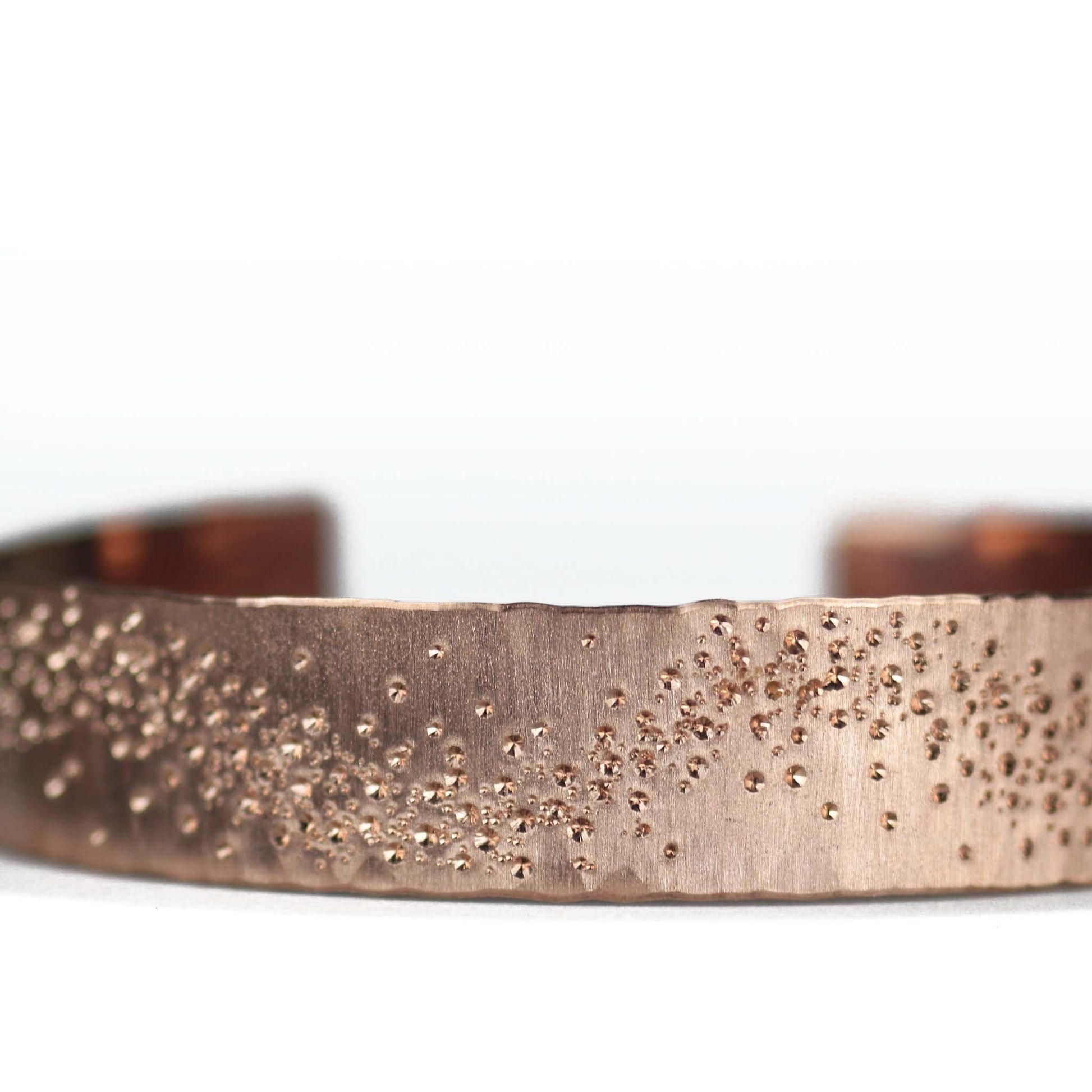 Stardust Cuff Bracelet 14k Rose Gold - Mettle by Abby