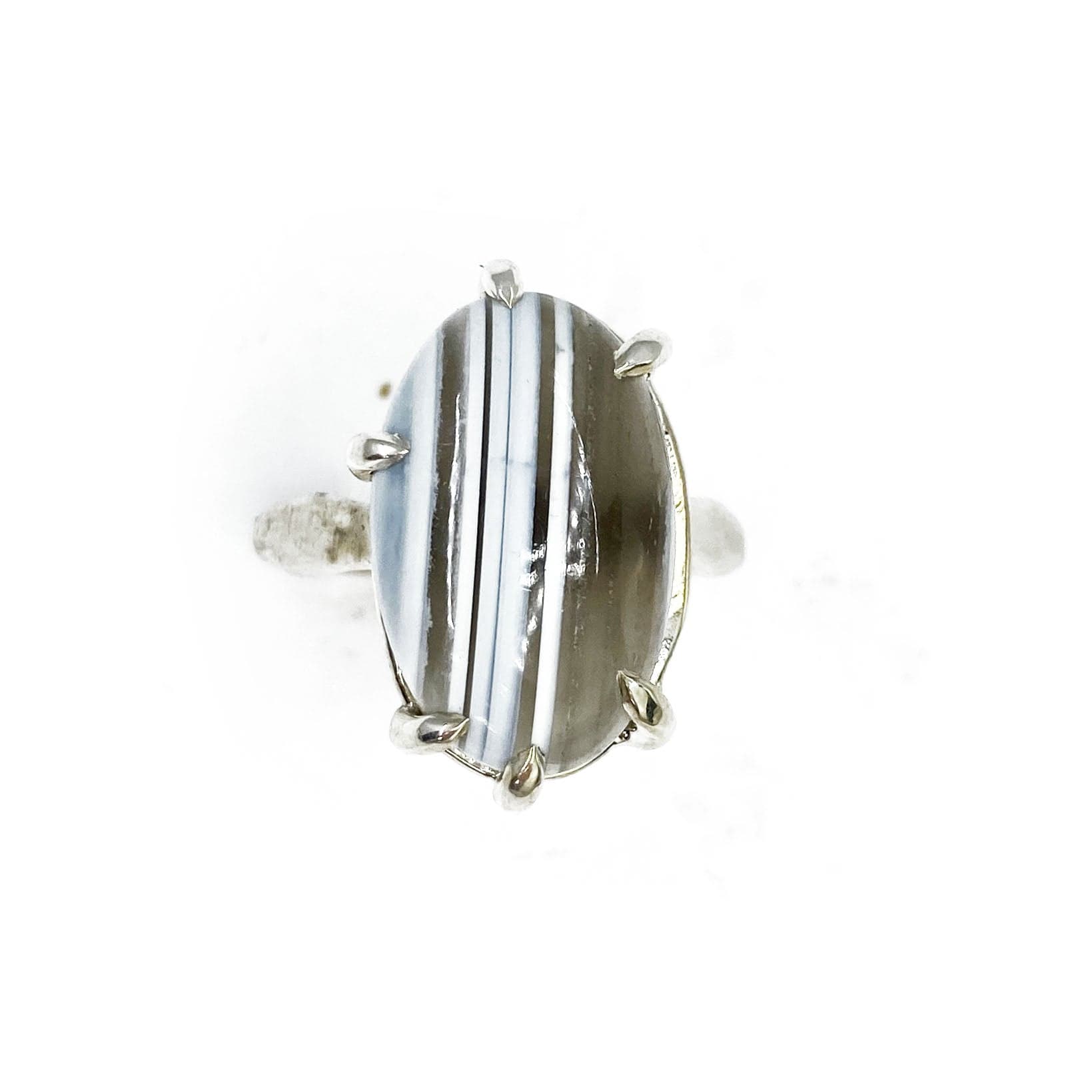 Striped Blue Opal Ring - Mettle by Abby