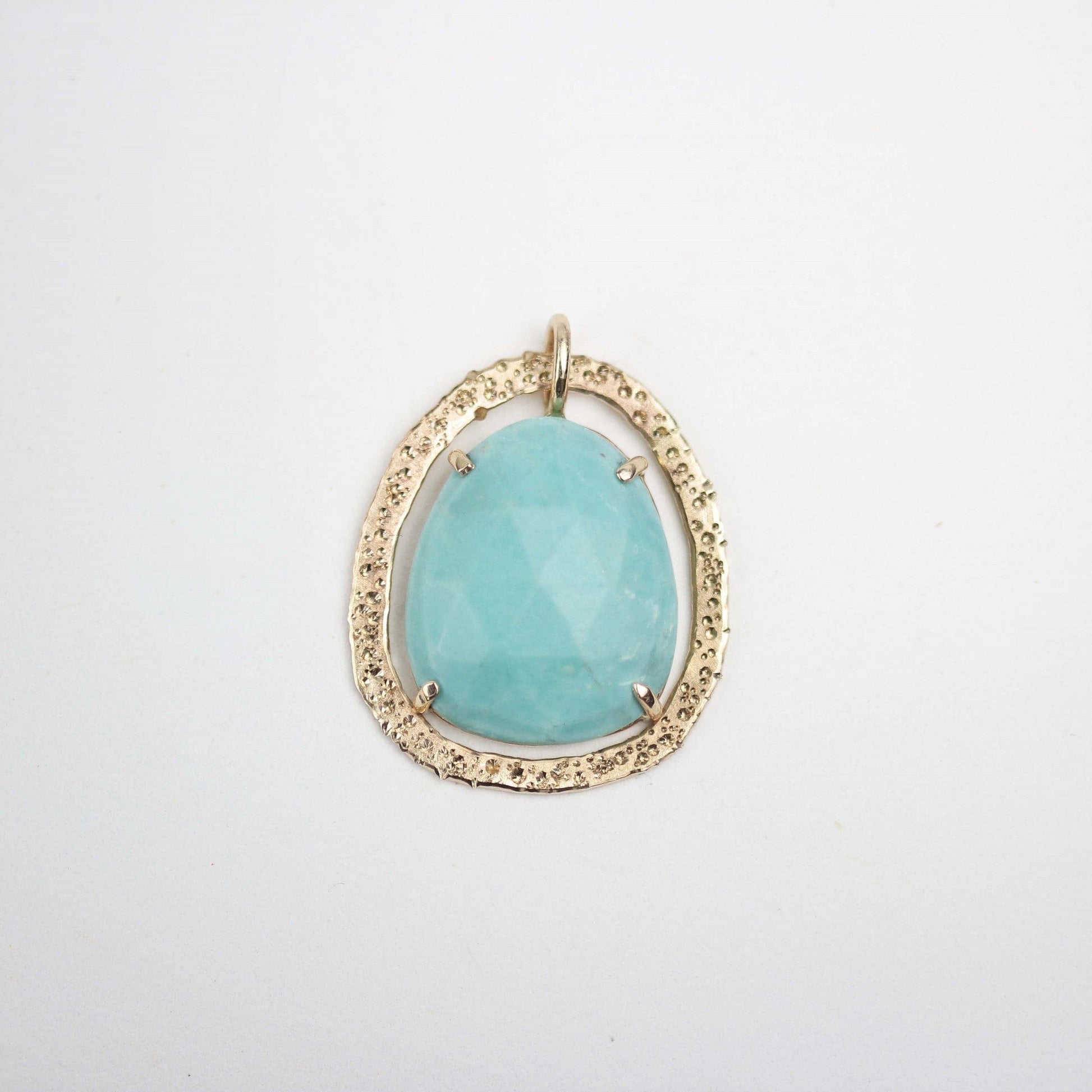 Turquoise Stardust Necklace 14k Yellow Gold - Mettle by Abby