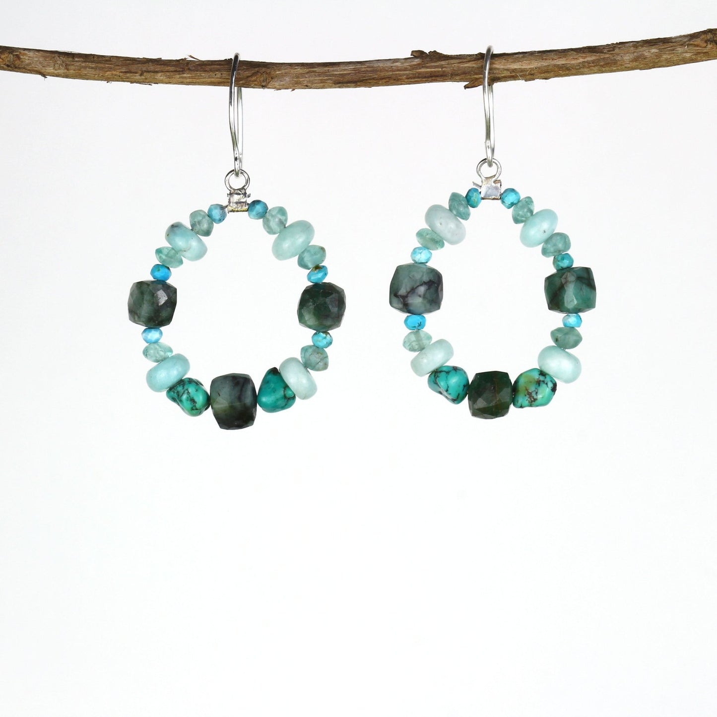 Viridian Hoops - Mettle by Abby