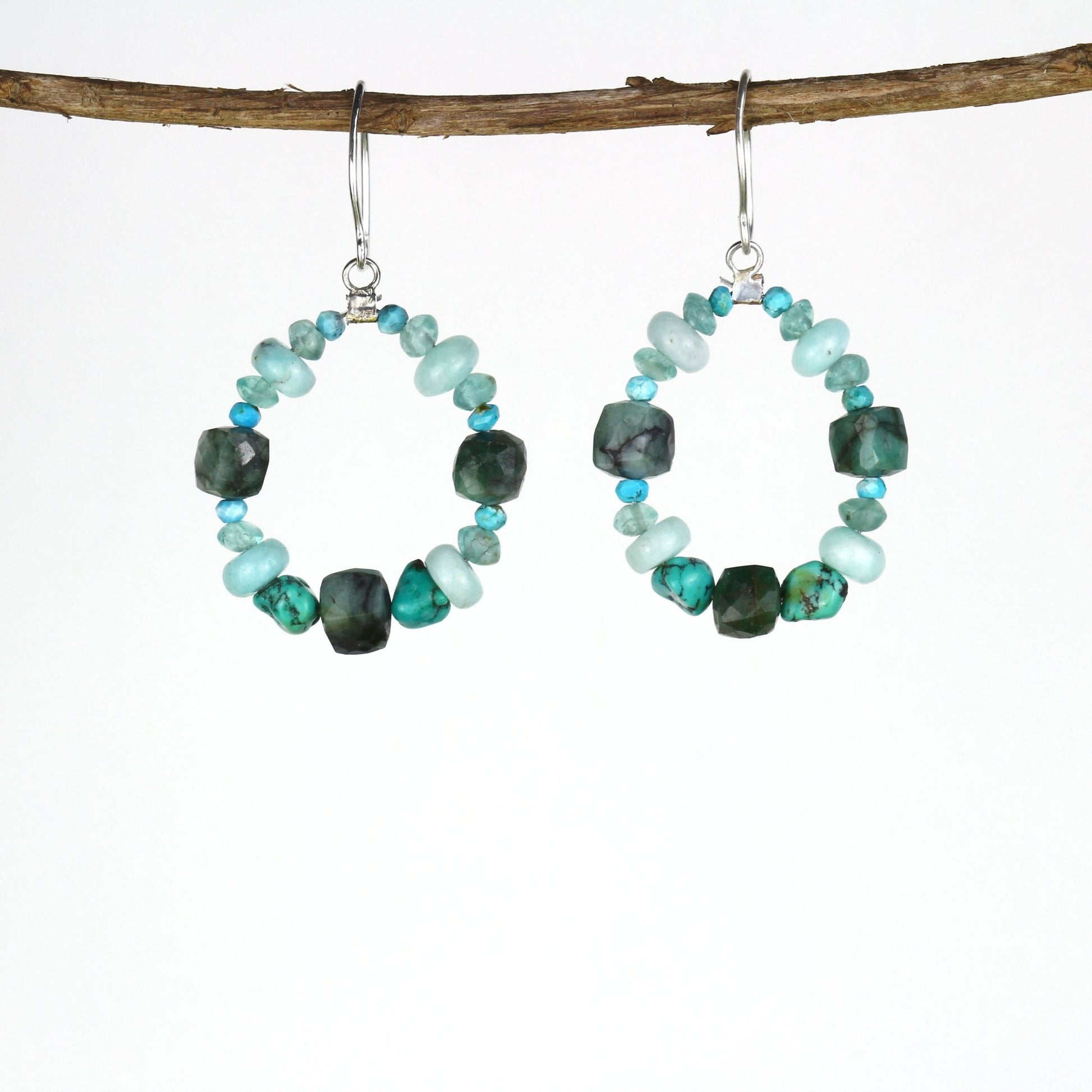 Viridian Hoops - Mettle by Abby