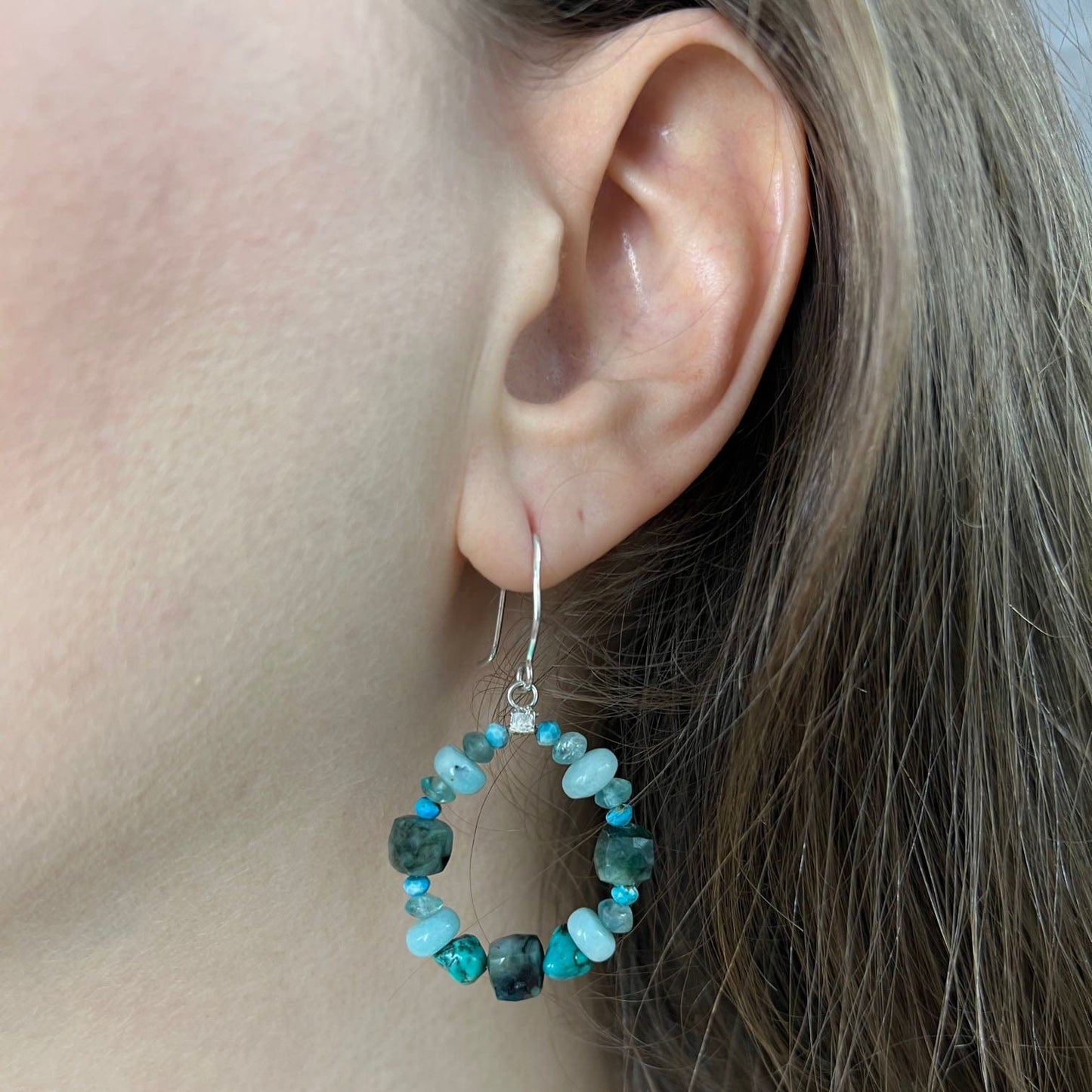 Viridian Hoops - Mettle by Abby